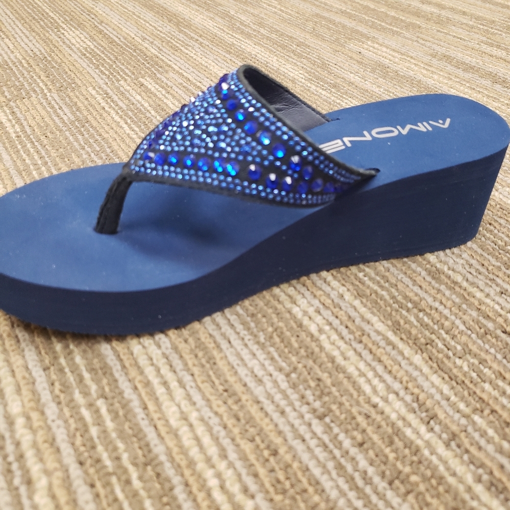 Navy Sandals